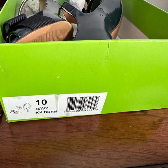 Kelly & Katie navy patent high heel shoes . - Picture 7 of 8